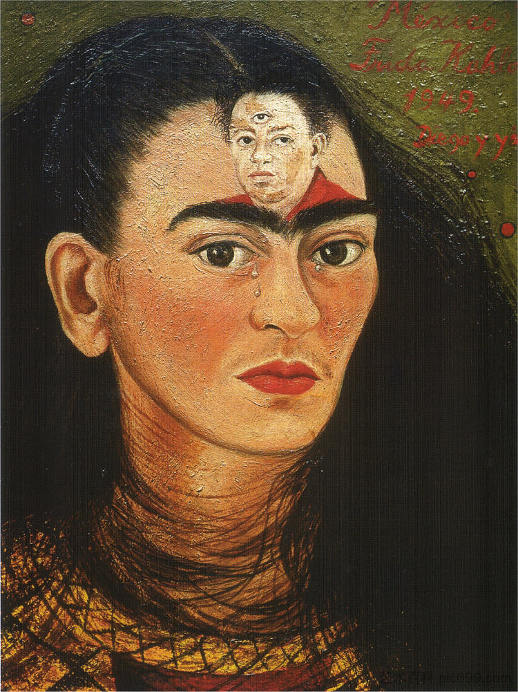 迭戈和我 Diego and I (1949)，弗里达·卡洛