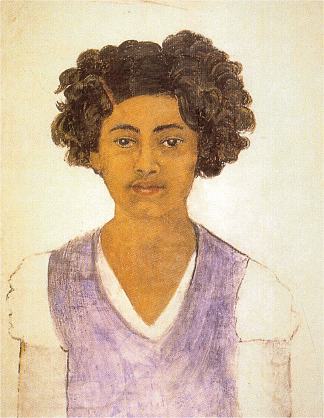 自画像 Self Portrait (1922)，弗里达·卡洛
