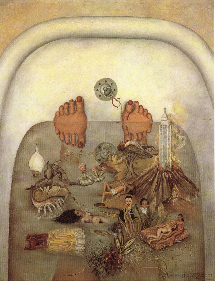 水给了我什么 What the Water Gave Me (1938),弗里达·卡洛