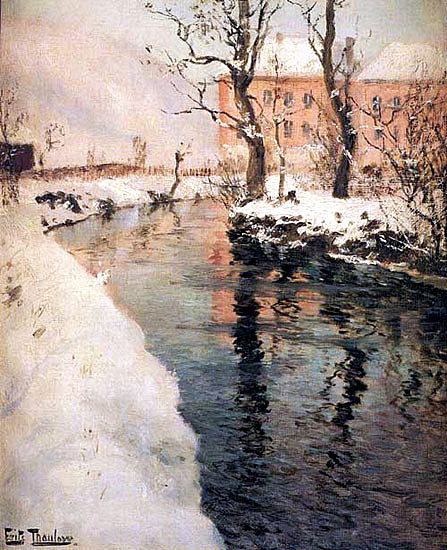 冬天的一条河 A River in the Winter，弗里茨·索尔洛