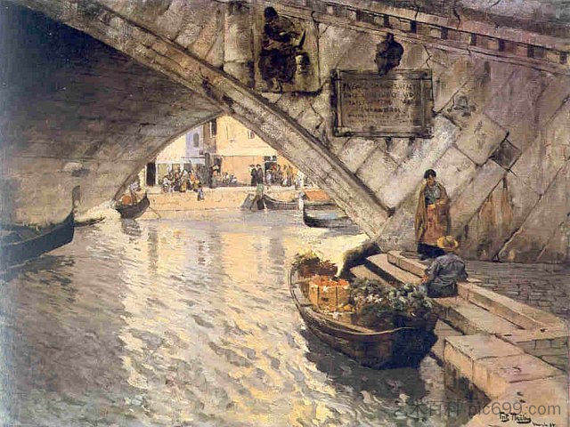 里亚托 Rialto (c.1895)，弗里茨·索尔洛