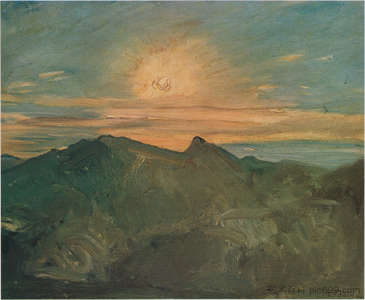 晨曦 Morning Light,藤岛武二