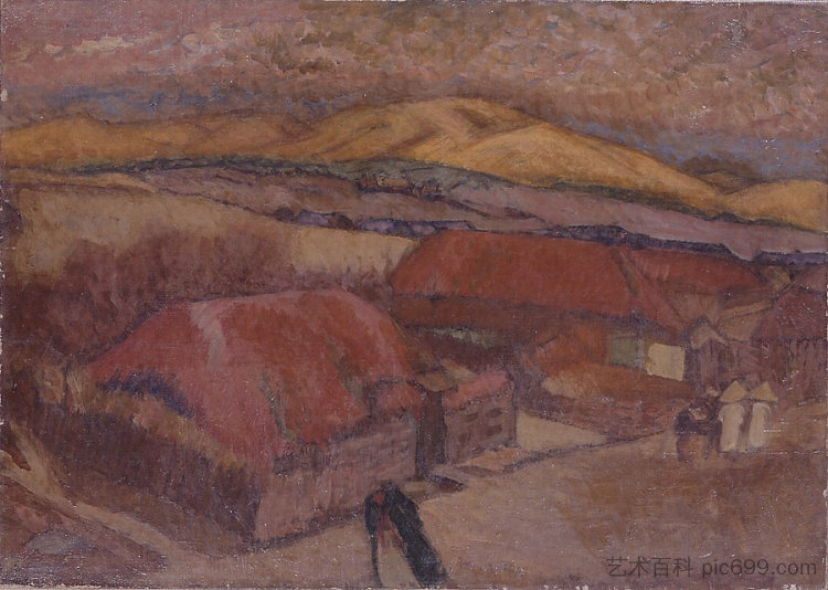 韩国风景 Korean Landscape,藤岛武二