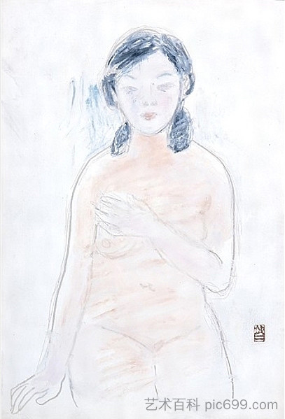 裸 Nude (1942)，藤岛武二