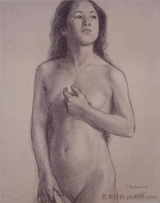 裸 Nude (1898)，藤岛武二