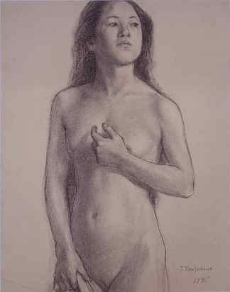 裸 Nude (1898)，藤岛武二