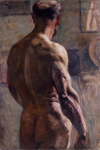 裸体研究 Study of a Nude (1906)，藤岛武二