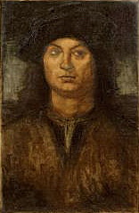 佩鲁吉诺的肖像，在拉斐尔之后 Portrait of Perugino, After Raphael，藤岛武二