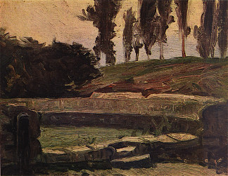 庞贝古城遗址 Ruins of Pompeii (1909)，藤岛武二