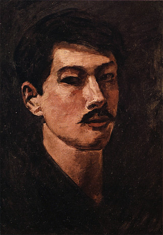 自画像 Self-portrait，藤岛武二