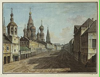 莫斯科沃列茨卡亚街 Moskvoretskaya Street (c.1805; Russian Federation                     )，费奥多尔·阿列克谢耶夫