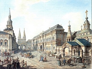 红场北侧 North side of Red Square (1802; Russian Federation                     )，费奥多尔·阿列克谢耶夫