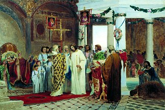 弗拉基米尔王子的洗礼 Baptism of Prince Vladimir (1883)，费奥多尔·布朗尼科夫