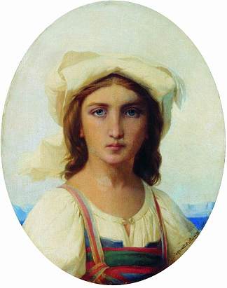 意大利女孩 Italian Girl (1869)，费奥多尔·布朗尼科夫