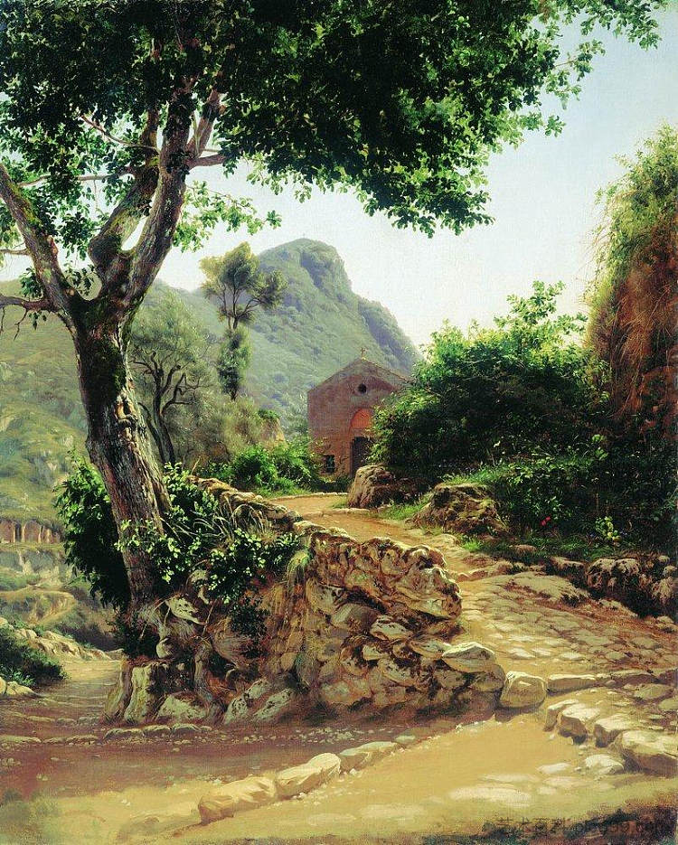 风景与树 Landscape with Tree，费奥多尔·布朗尼科夫