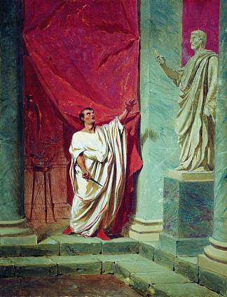 雕像前布鲁图斯的誓言 The Oath of Brutus before the statue，费奥多尔·布朗尼科夫