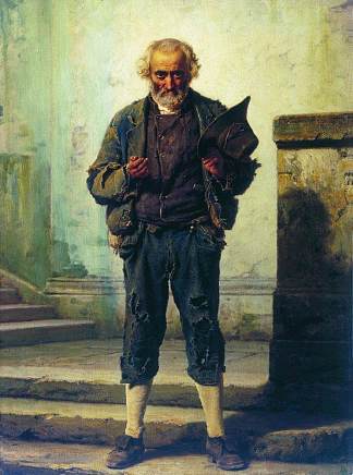 老乞丐 The old beggar (1869)，费奥多尔·布朗尼科夫