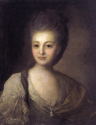 亚历山德拉·斯特鲁伊斯卡娅的肖像 Portrait of Alexandra Struiskaya (1772)，费奥多尔·罗科托夫