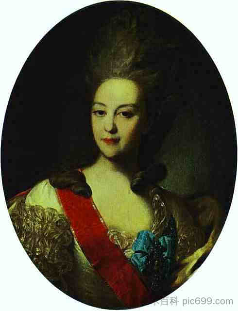 叶卡捷琳娜·奥尔洛娃伯爵夫人的肖像 Portrait of Countess Ekaterina Orlova (1779)，费奥多尔·罗科托夫