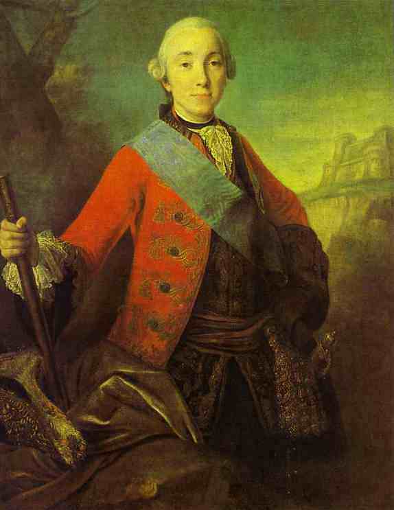 彼得·费奥多罗维奇大公的肖像，后来的彼得三世皇帝 Portrait of Great Duke Peter Fedorovich, Later Emperor Peter III (1758)，费奥多尔·罗科托夫