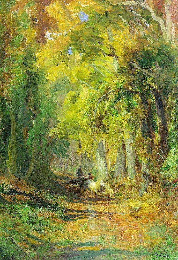 秋天的森林 Autumn Forest (1871 - 1873)，费奥多尔·瓦西里耶夫