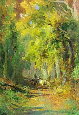 秋天的森林 Autumn Forest (1871 – 1873)，费奥多尔·瓦西里耶夫