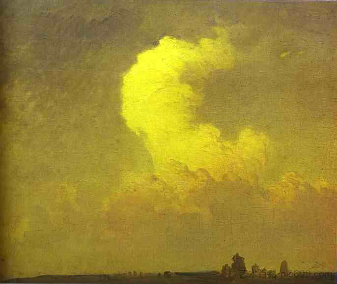 积云。研究 Cumulus. Study,费奥多尔·瓦西里耶夫