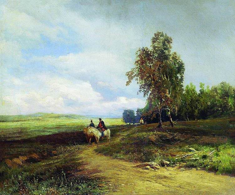云彩景观 Landscape with Clouds，费奥多尔·瓦西里耶夫