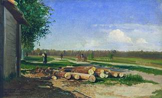 路边的原木 Logs by the Road (1867 – 1869)，费奥多尔·瓦西里耶夫