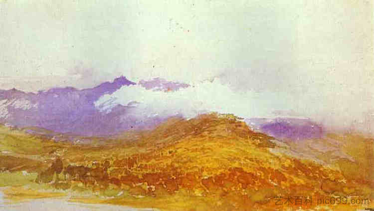秋天的克里米亚山脉 Mountains of the Crimea in Autumn,费奥多尔·瓦西里耶夫