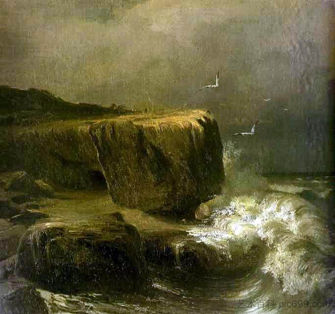 克里米亚海岸附近的潮汐 Tide near the Shore of the Crimea,费奥多尔·瓦西里耶夫