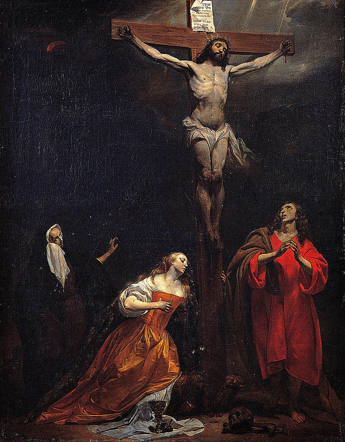 受难 Crucifixion (1660 - 1665)，哈布里尔·梅曲