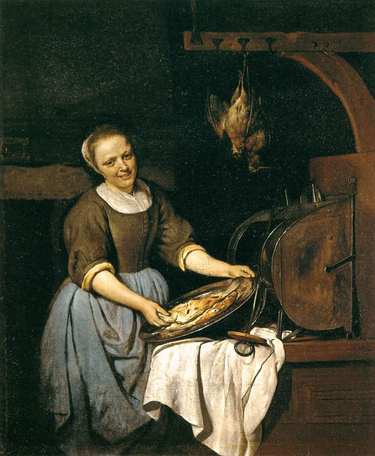 厨师 The Cook (c.1657 - c.1667)，哈布里尔·梅曲