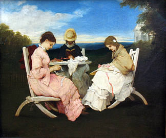 姐妹们 The Sisters (1876)，加布里埃尔·冯·马克斯