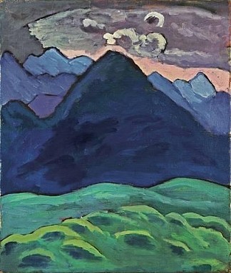 蓝色保龄球山 BLAUER KEGELBERG (1930)，加布里埃尔·穆特
