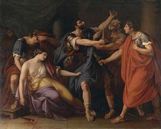 卢克丽霞之死 The Death of Lucretia (1767)，加文·汉密尔顿