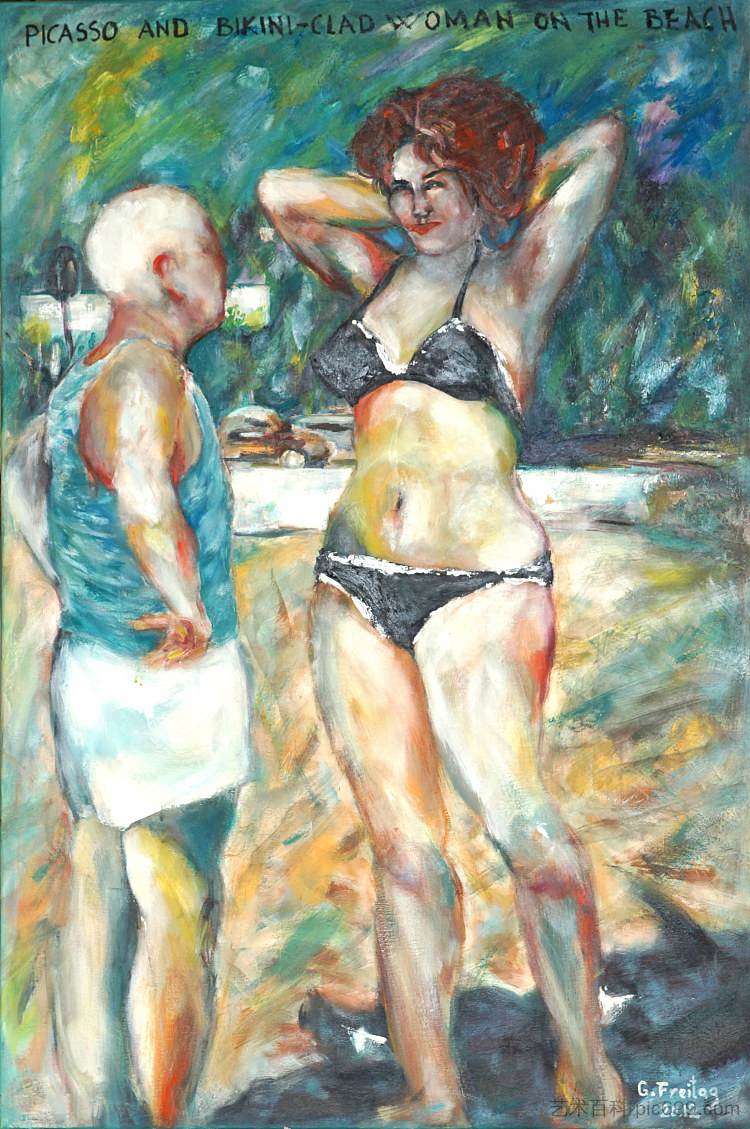 海滩上的毕加索 Picasso on the Beach (2012; Austria  )，加兹门德星期五