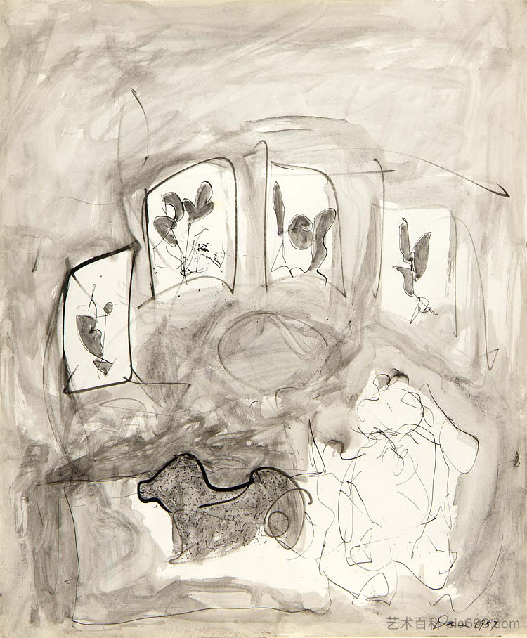 狗和花 Dog and Flowers (1957),基因戴维斯