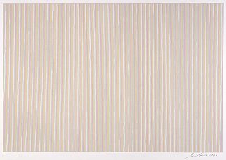 无题（粉色、黄色和白色） Untitled (Pink, Yellow and White) (1980)，基因戴维斯