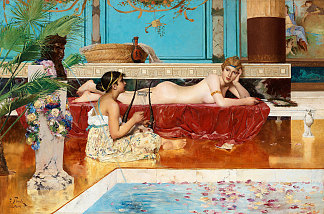 罗马浴场 Roman Bath (1882)，乔治·保利