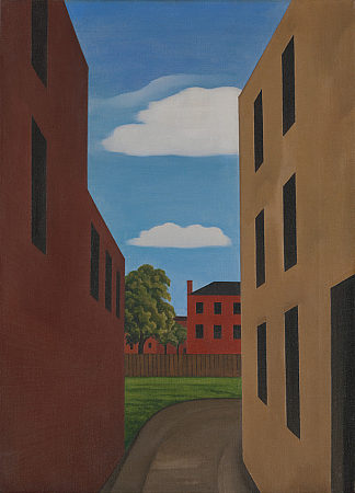 车道。纽瓦克 Driveway. Newark (1931)，乔治·奥特