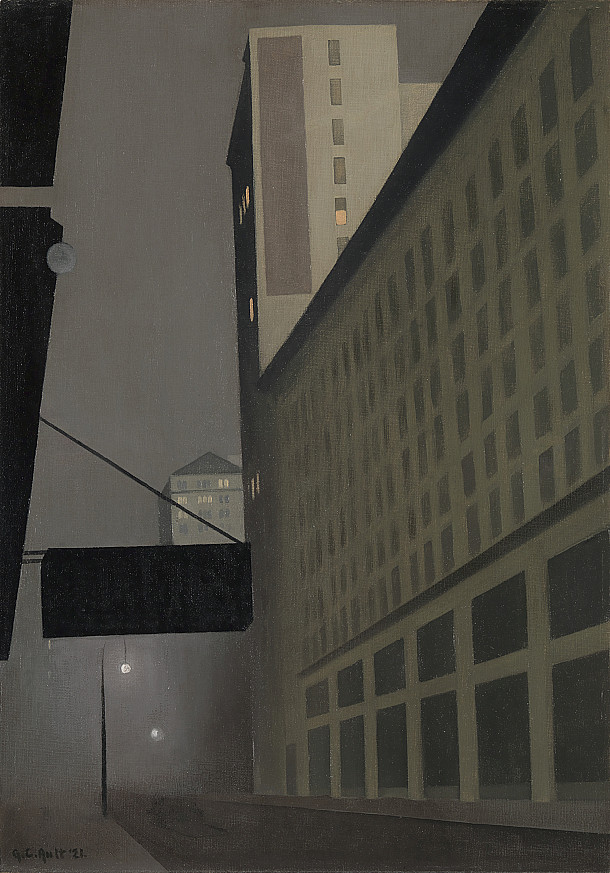 纽约之夜，第2号 New York Night, No. 2 (1921)，乔治·奥特