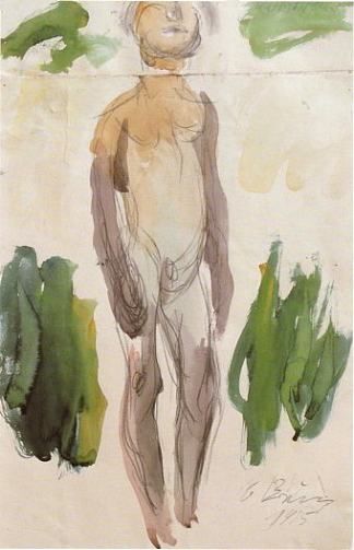 裸体男人 Naked man (1915)，乔治布齐亚尼斯