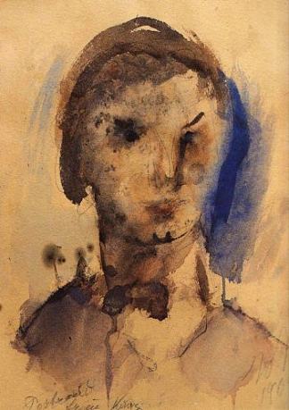 孔策夫人画像 Portrait of Mrs Kountse (1909)，乔治布齐亚尼斯