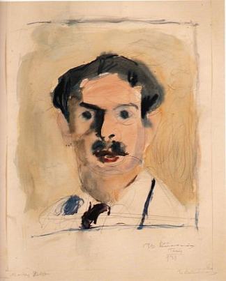 一个年轻人的肖像 Portrait of a young man (1930)，乔治布齐亚尼斯