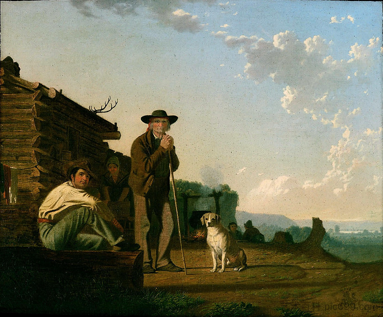 擅自占地者 The Squatters (1850)，乔治·迦勒宾·宾汉姆