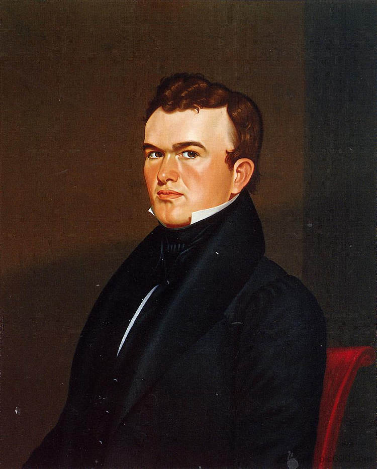 自画像 Self-Portrait (1835),乔治·迦勒宾·宾汉姆
