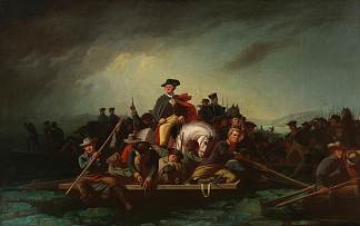 华盛顿穿越特拉华州 Washington Crossing the Delaware (1856 – 1871)，乔治·迦勒宾·宾汉姆