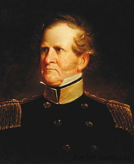 温菲尔德·斯科特将军 General Winfield Scott (1835)，乔治·卡特林