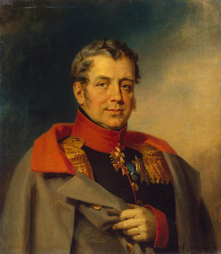 巴尔克·米哈伊尔·德米特里耶维奇，俄罗斯将军 Balk Michail Dmitrievich, Russian General (c.1820 - c.1828)，乔治·道威